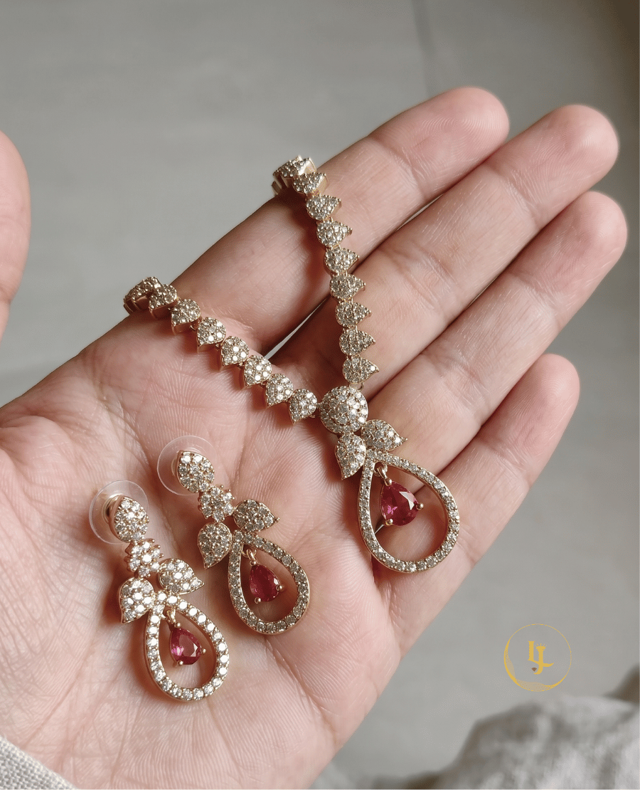 landmark-jewels-ruby-and-diamond-necklace-set-held-in-hand-to-show-the-scale-and-craftsmanship