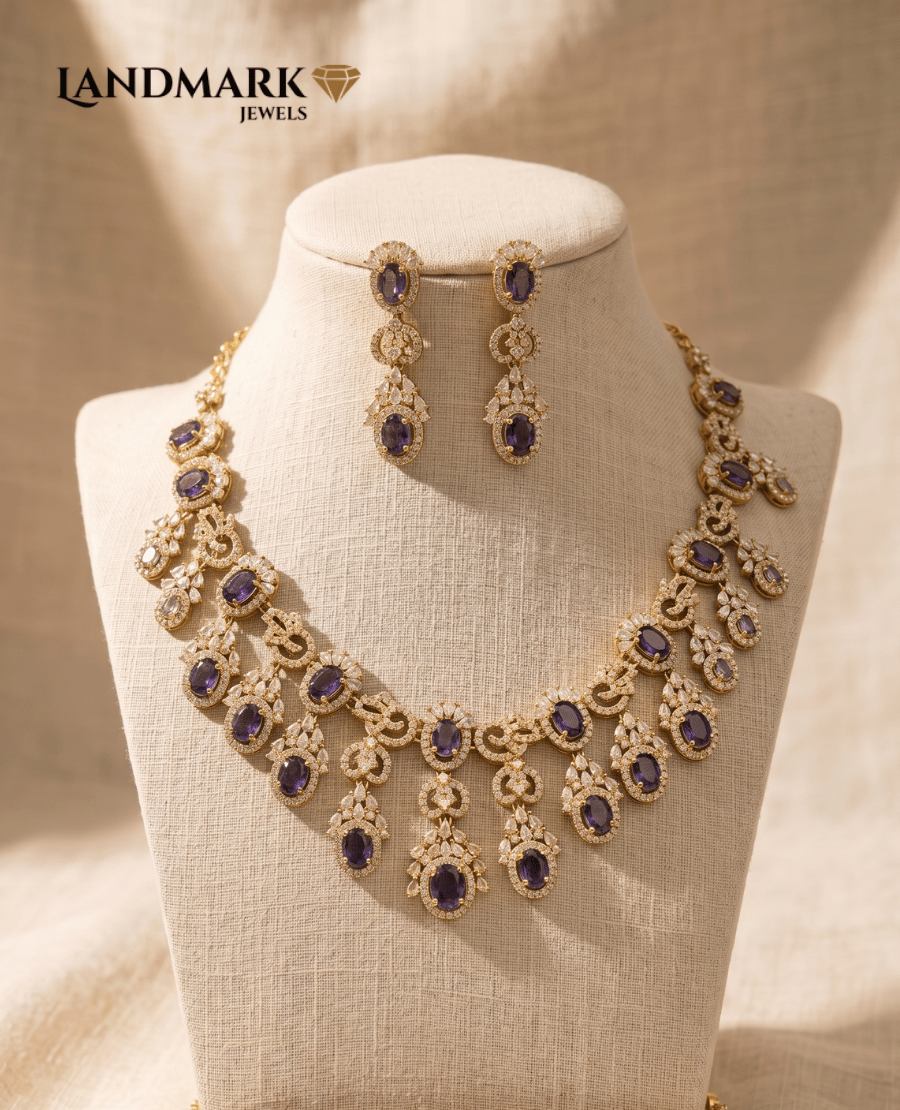 royal-amethyst-inspired-purple-stone-polki-choker-set-with-matching-earrings