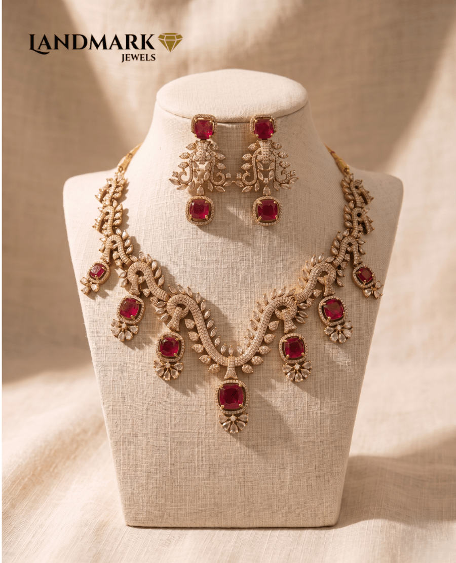 ruby-red-american-diamond-royal-choker-set