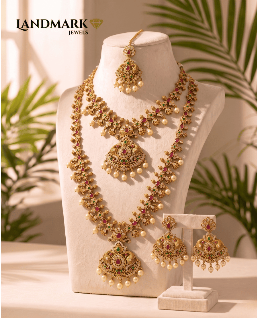 royal-antique-gold-plated-kemp-pearl-bridal-necklace-set